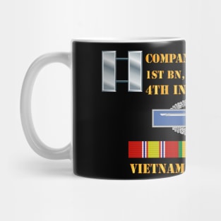 1st Bn 14th Inf - 4th ID - Company CO - Vietnam Vet Mug